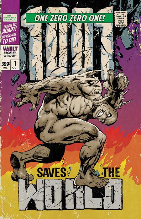 One Zero Zero One Saves the World #1 Cover F 1:50 Nathan Gooden Vault Vintage Homage