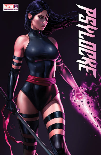 Psylocke #1 Ivan Talavera exclusive trade dress variant cover