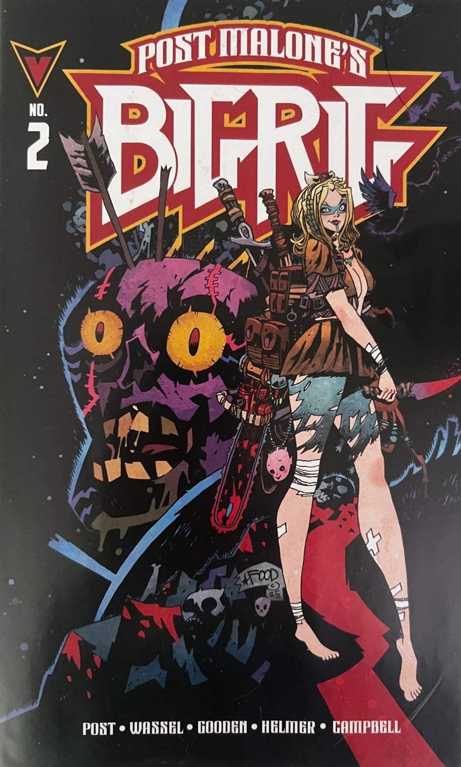 Post Malone's Big Rig #2 Cover B Jim Mahfood Variant
