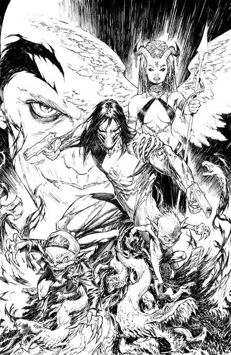 The Darkness (2025) #1 CVR I 1:250 Marc Silvestri B&W Virgin Var – Presale (12/10/25)