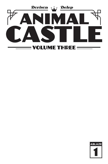 Animal Castle #1 (Of 3) Cover B Blank Sketch