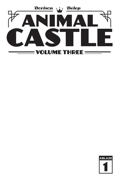 Animal Castle #1 (Of 3) Cover B Blank Sketch