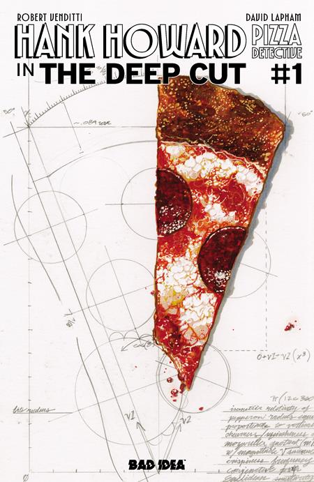 Hank Howard Pizza Detective The Deep Cut #1 Cover B Pizza by Ryan Sook