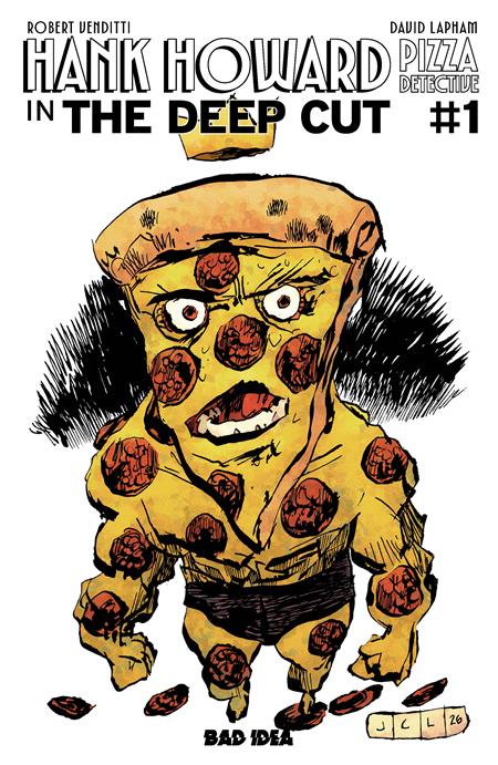 Hank Howard Pizza Detective The Deep Cut #1 Cover C Pizza by Jesse Lonergan