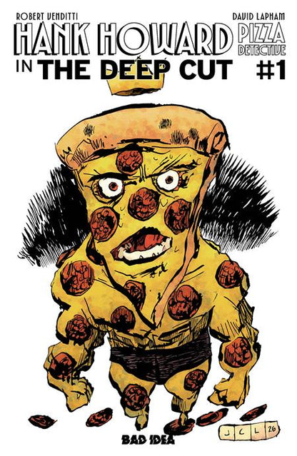 Hank Howard Pizza Detective The Deep Cut #1 Cover C Pizza by Jesse Lonergan