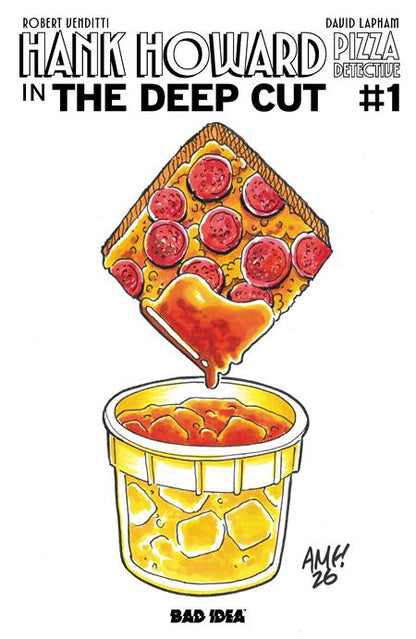 Hank Howard Pizza Detective The Deep Cut #1 Cover D Pizza by Tony Fleecs