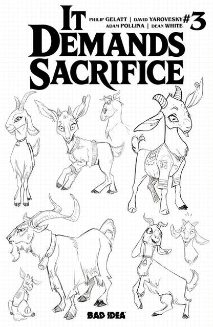 It Demands Sacrifice #3 (Of 4) Cover C Adam Pollina Design