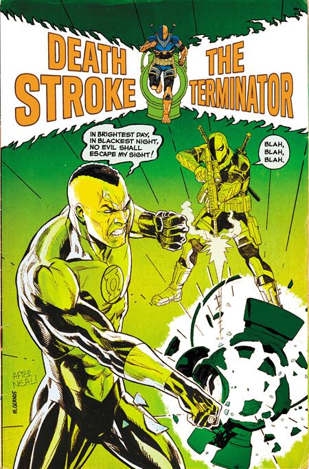 Deathstroke The Terminator #10 Cover B Mitch Gerads Card Stock