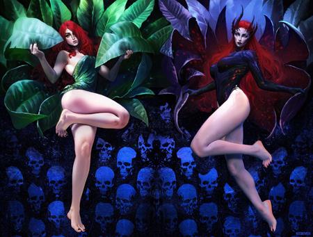 Poison Ivy #50 Cover G Noobovich Wraparound Card Stock