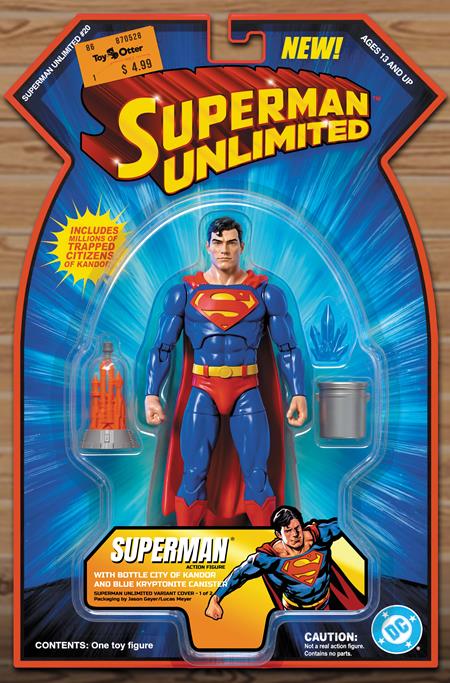 Superman Unlimited #20 Cover B J. Geyer Superman & Kandor Figure CS