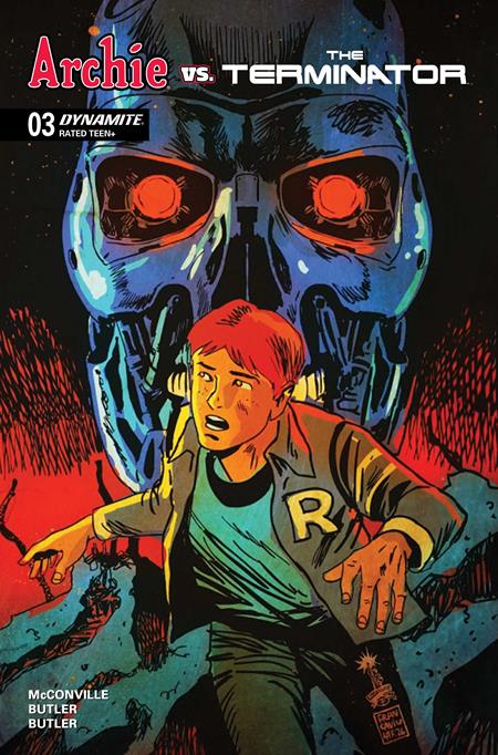 Archie Vs. The Terminator #3 Cover E Francesco Francavilla Metal Premium