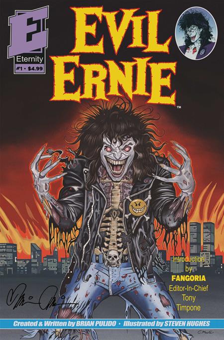 Evil Ernie 30th Anniversary Facsimile Edition #1 Cover D Eric Mache Signed Ed Signed by B. Pulido