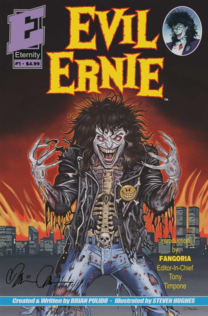 Evil Ernie 30th Anniversary Facsimile Edition #1 Cover D Eric Mache Signed Ed Signed by B. Pulido