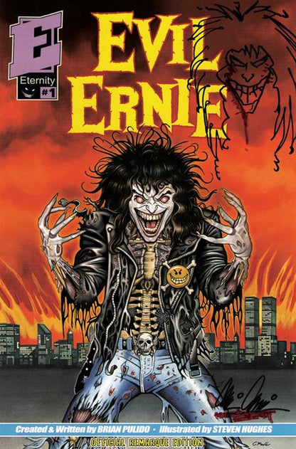 Evil Ernie 30th Anniversary Facsimile Edition #1 Cover F Eric Mache Remarqued by Brian Pulido