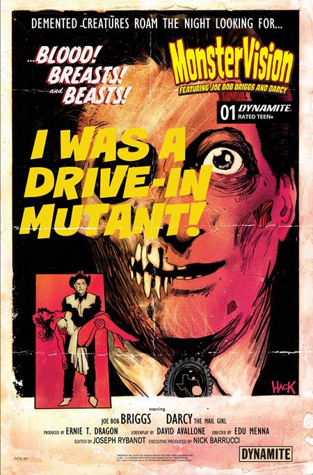 MONSTERVISION Featuring Joe Bob Briggs And Darcy #1 Cover B Robert Hack
