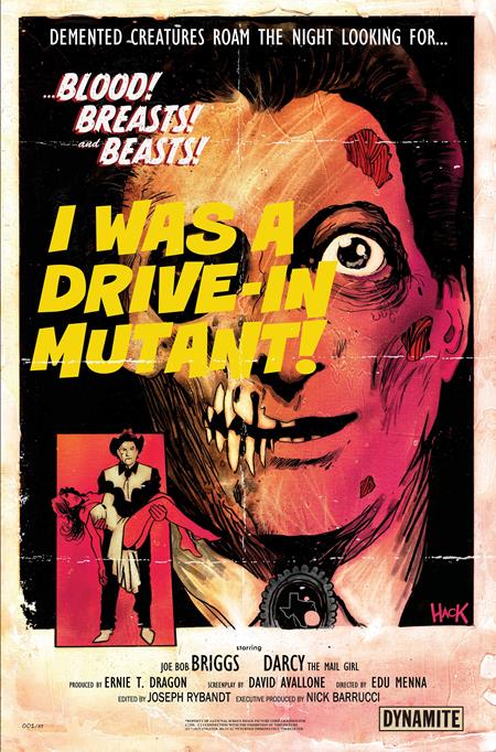 MONSTERVISION Featuring Joe Bob Briggs And Darcy #1 Cover F Robert Hack Metal Premium