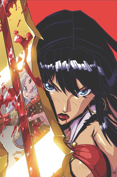 Pathfinder / Vampirella: Blade Of Darkness #3 Cover D Steven Cummings Metal Premium