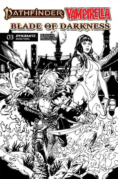 Pathfinder / Vampirella: Blade Of Darkness #3 Cover F 1:10 Steven Cummings Line Art