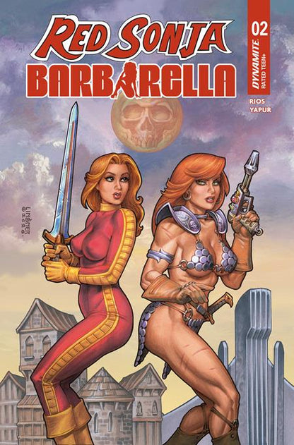 Red Sonja / Barbarella #2 Cover A Joseph Michael Linsner