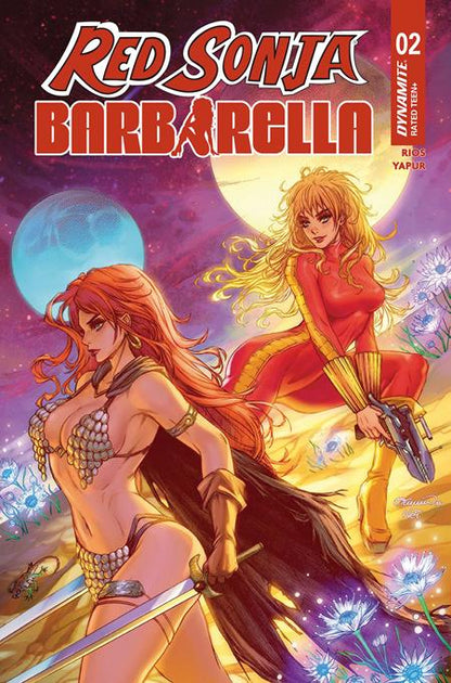 Red Sonja / Barbarella #2 Cover B Collette Turner
