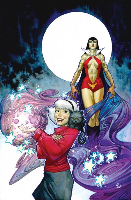 Sabrina The Teenage Witch / Vampirella #1 Cover H Eric Powell Foil Virgin