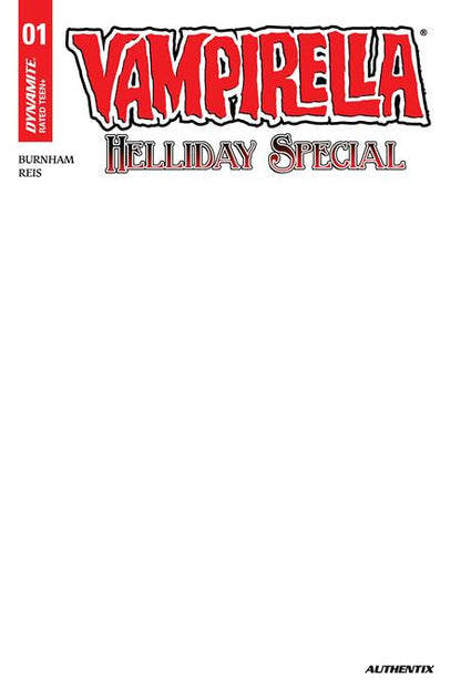 Vampirella Helliday Special 2026 #1 Cover D Blank Authentix