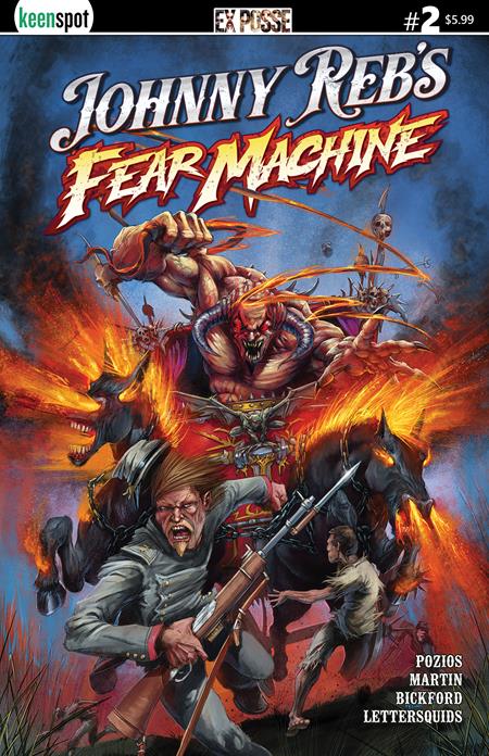 Johnny Reb's Fear Machine #2 Cover A Toby Willsmer