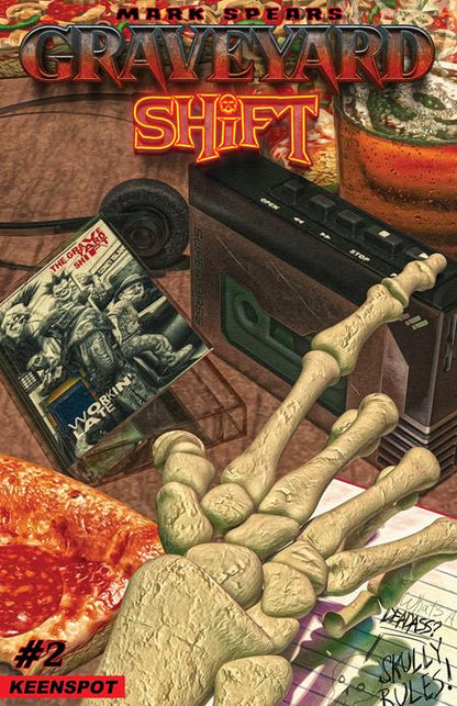 Mark Spears Graveyard Shift #2 Cover E Mark Spears Hangin Tough Homage