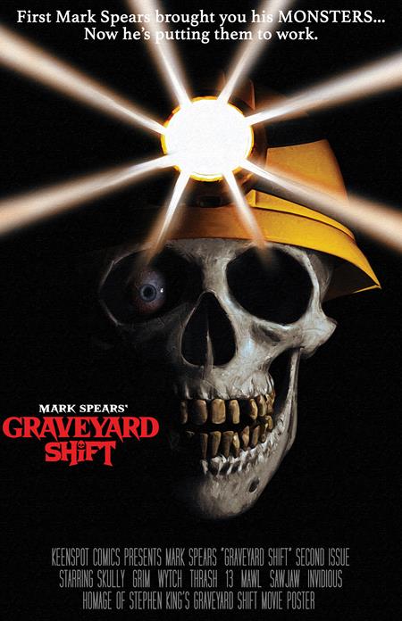 Mark Spears Graveyard Shift #2 Cover F Mark Spears 1:66 Graveyard Shift Movie Hom