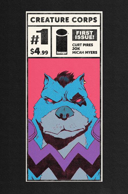 Creature Corps #1 Cover K 1:75 Flops Cornerbox