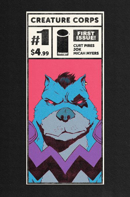 Creature Corps #1 Cover K 1:75 Flops Cornerbox