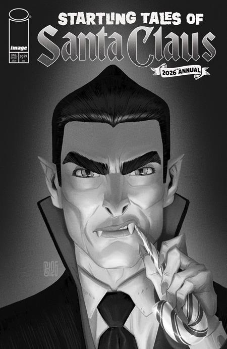 Startling Tales of Santa Clause 2026 Annual #1 Cover D Seakae B&W
