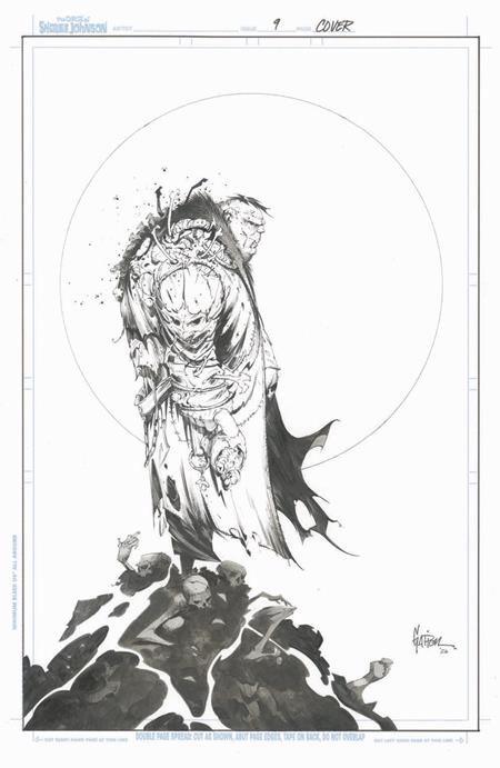 Spawn The Curse of Sherlee Johnson #9 Cover C Jonathan Glapion B&W Virgin