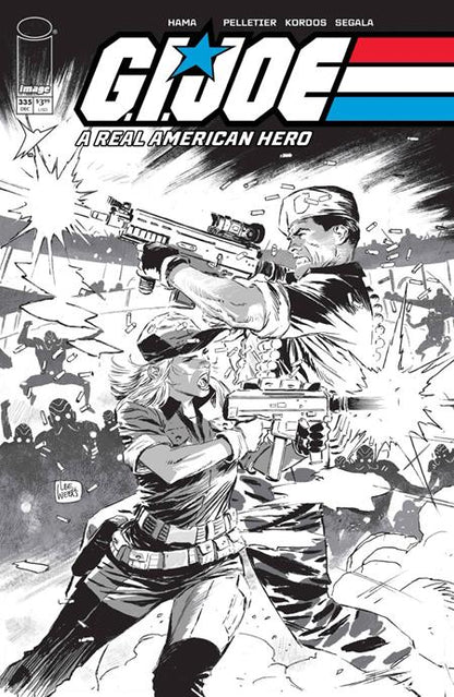 G.I. Joe: A Real American Hero #335 Cover B Lee Weeks B&W
