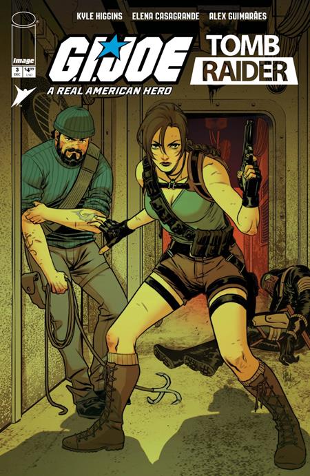 G.I. Joe: A Real American Hero Tomb Raider #3 (Of 5) Cover A Elena Casagrande & Alex Guimaraes