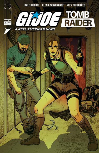 G.I. Joe: A Real American Hero Tomb Raider #3 (Of 5) Cover A Elena Casagrande & Alex Guimaraes