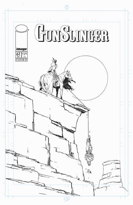 Gunslinger Spawn #61 Cover B Carlo Barberi B&W