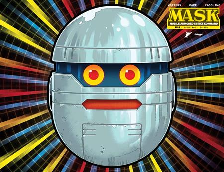 MASK #7 Cover H Pye Parr & Luke Preece Die Cut Mask