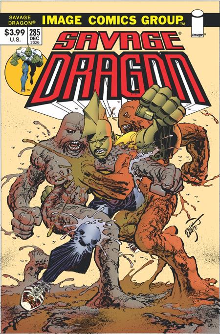 Savage Dragon #285 Cover B Erik Larsen Retro