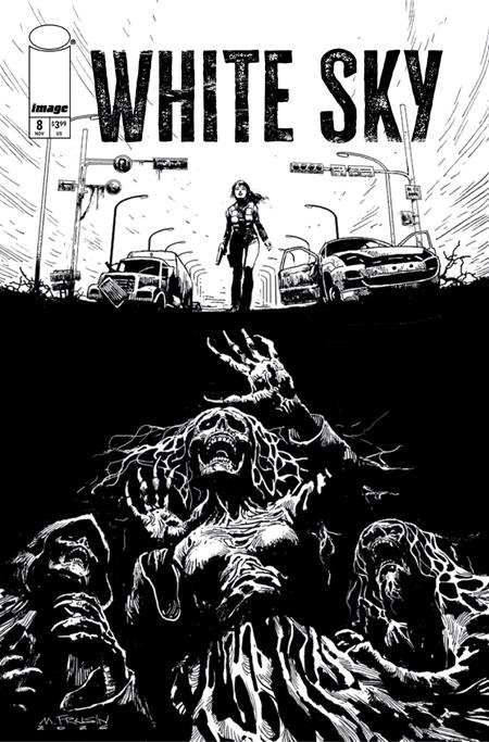 White Sky #8 Cover B Marcelo Frusin B&W