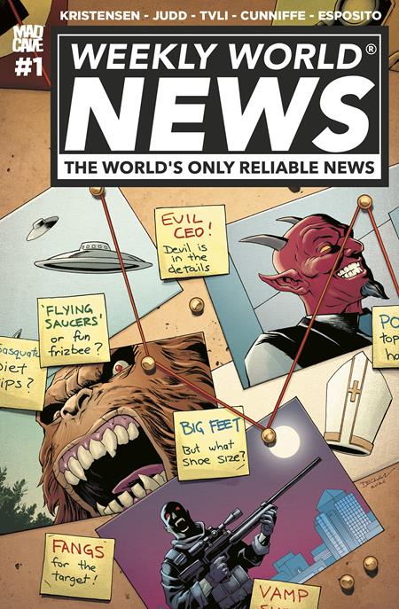 Weekly World News #1 (Of 6) Cover C Declan Shalvey