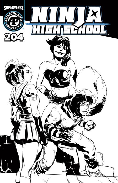 Ninja High School #204 Cover B Brian Denham Homage