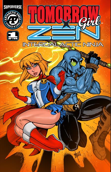 Tomorrow Girl X Zen Intergalactic Ninja #1 (Of 2) Cover B Bill Maus