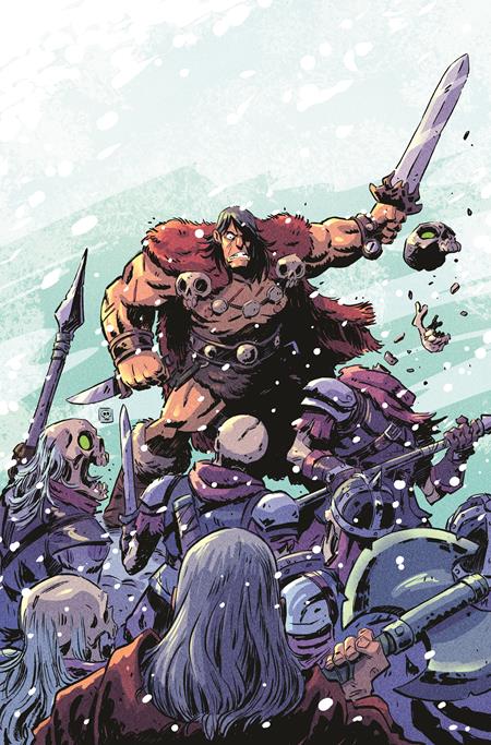Conan The Barbarian Tides of the Tyrant King #4 (Of 4) Cover E Derek Laufman Virgin Cardstock