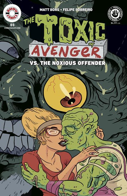 The Toxic Avenger Vs. The Noxious Offender #3 (Of 5) Cover A Matt Bors