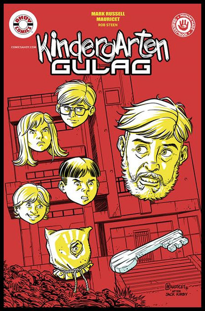 Kindergarten Gulag #1 Cover B 3 Copy Mauricet Kirby Homage Unlock