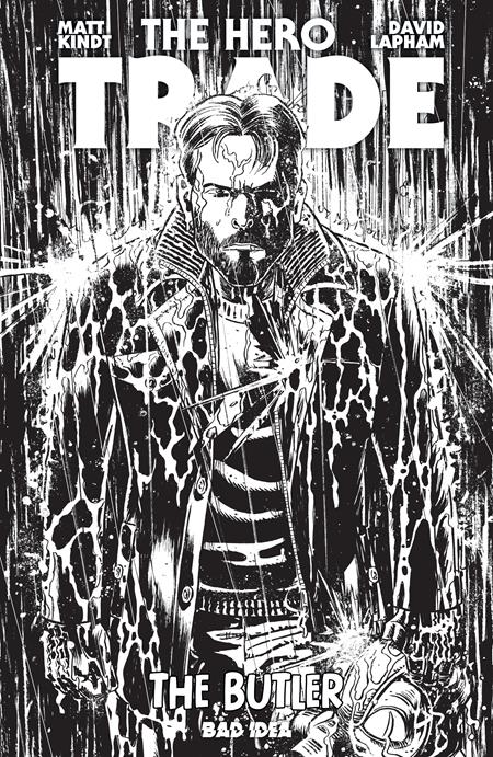 The Hero Trade The Butler #1 Cover H 1:20 David Lapham B&W
