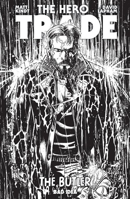The Hero Trade The Butler #1 Cover H 1:20 David Lapham B&W