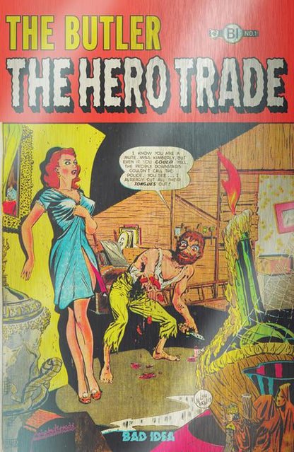 The Hero Trade The Butler #1 Cover I 1:50 Lou Morales Metal Old Masters