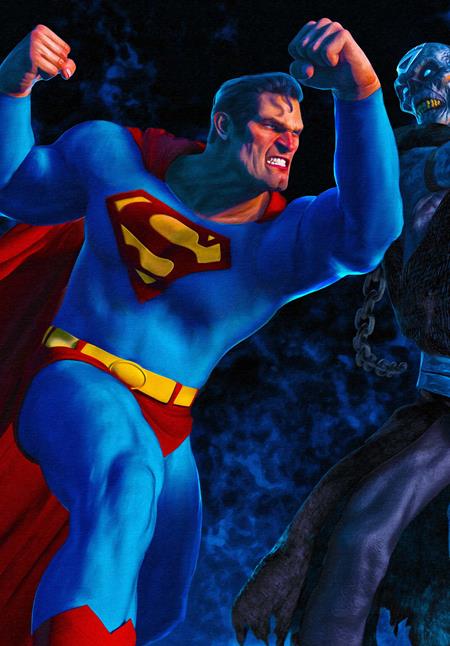 Superman #46 Cover D Mark Spears Left Connecting Card Stock